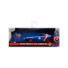  Captain America &amp; 1972 Plymouth Gtx modell autó 1:32 makett