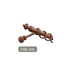  Carballo fa karnis cseresznye, egysoros, 150 cm karnis, függönyrúd