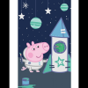 Carbotex Baby towel Pepina Piglet Tommy Astronaut, 30 × 50 cm (040134-LICENC006A)