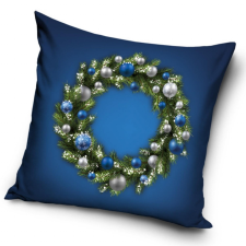 Carbotex Christmas wreath Christmas wreath blue 40 × 40 cm (VANOCNIPOVLAK008A) lakástextília