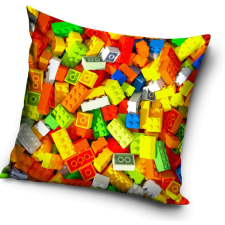 Carbotex Lego mintázatú párna, díszpárna 40x40 cm lakástextília