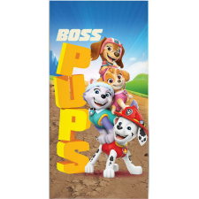 Carbotex Mancs Őrjárat Boss Pups fürdőlepedő, strand törölköző 70x140cm babatörülköző, kifogó