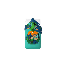 Carbotex Minecraft ágyneműhuzat szett - türkiz - 140x200 + 70x90 cm (MC248796-PP) lakástextília