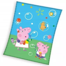 Carbotex Peppa malac: Korall takaró - 130 x 170 cm lakástextília