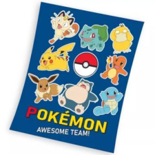 Carbotex Pokemon: harcra készen takaró - koral, 130 x 160cm lakástextília