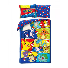 Carbotex Pokémonok pamut ágynemű garnitúra (140 x 200 cm) (746BL) lakástextília