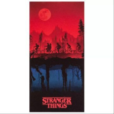 Carbotex Stranger things: árnyékok fürdőlepedő, pamut - 70 x 140 cm lakástextília