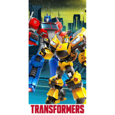 Carbotex Transformers Prime & Bee fürdőlepedő, strand törölköző 70x140cm babatörülköző, kifogó