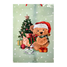 Cardex Ajándéktáska Karácsonyi macis mintázattal 32,5x45,5x10cm ajándéktasak
