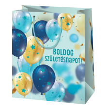 Cardex Boldog Születésnapot! lufi mintás óriás méretű exkluzív ajándéktáska 33x15x44cm ajándéktasak