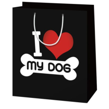 Cardex I love my dog óriás ajándéktáska 33x45x15cm ajándéktasak