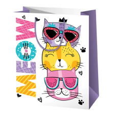 Cardex Meow cicás közepes méretű ajándéktáska 18x23x10cm-es ajándéktasak