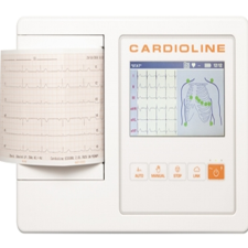  + CARDIOLINE EKG 100L FULL ( GLASGOW + EasyApp 5&#039; szines kijelző gyógyászati segédeszköz