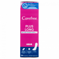 Carefree Plus Long tisztasági betét enyhe illattal 24 db intimhigiénia nőknek