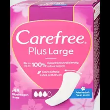  Carefree tisztasági betét 48db-os Large Fresh intim higiénia