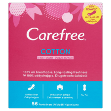  Carefree tisztasági betét 56 db Cotton Fresh intim higiénia