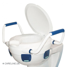 Careline WC-magasító ülőke karfákkal Careline Clipper fürdőszoba kiegészítő