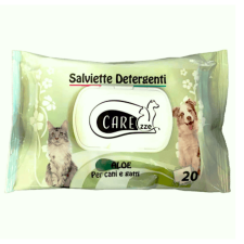  Carezze Aloe vera illatú nedves törlőkendő kisállatoknak – 20 db macskafelszerelés