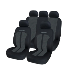 CARGUARD Autós üléshuzat szett - 11 db-os szürke / fekete - HSA011 gyerekülés huzat, betét