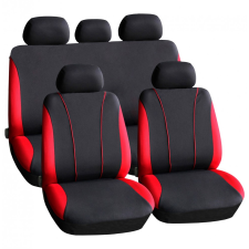 CARGUARD Autós üléshuzat szett - piros / fekete - 9 db-os - HSA002 55670RD ülésbetét, üléshuzat