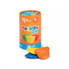 Carioca Baby - Maci formájú zsírkréta készlet - 12 db-os kréta, festék és papír