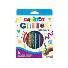  Carioca Glitteres filctoll szett 6 db filctoll, marker