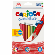 Carioca Háromszög Jumbo színes ceruza szett 12 db – Carioca színes ceruza