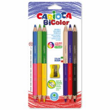 Carioca Jumbo színes ceruza szett hegyezővel 6 db – Carioca színes ceruza