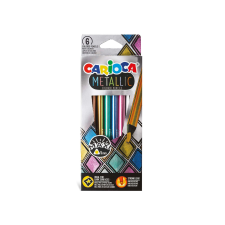 Carioca Metallic Maxi háromszög alakú 6db-os színesceruza szett - Carioca színes ceruza