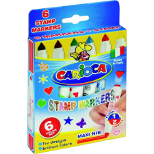 Carioca nyomdafilc készlet 6db (42279) (134409) filctoll, marker