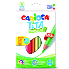 Carioca : Tita maxi háromszög színes ceruza 12 db-os színes ceruza