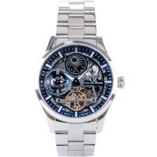 Carl von Zeyten CVZ0063BLMS Freiburg Automatic Mens Watch Dual Time 44mm, férfi karóra