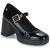 Carmela Félcipők 162535-BLACK-PATENT Fekete 41