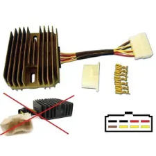 Carmo CARR1271 Kawasaki KLF400 MOSFET feszültségszabályzó egyenirányító Carmo Elektronika Feszültségszabályozók egyéb motorkerékpár alkatrész