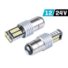 Carmotion Izzó, VISION P21/5W BAY15d 12/24V 30x4014SMD, fehér autó izzó, izzókészlet
