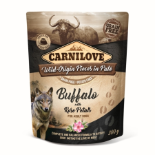 Carnilove Adult Paté Buffalo &amp; Rose Petals (bivaly-rózsaszirom) 300 g kutyaeledel