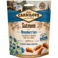 Carnilove CarniLove Dog Crunchy Snack lazaccal és áfonyával (3 tasak | 3 x 200 g) 600 g jutalomfalat kutyáknak