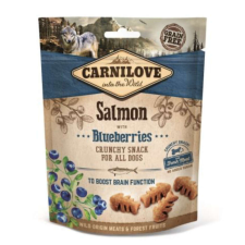 Carnilove Carnilove Dog Crunchy Snack Salmon &amp;amp; Blueberries- Lazac Hússal és Áfonyával 200g jutalomfalat kutyáknak