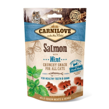 Carnilove Cat Crunchy Snack Salmon &amp; Mint (lazac-menta) 50 g jutalomfalat macskáknak