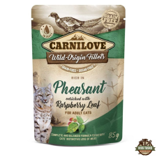 Carnilove Cat tasakos Pheasant with Raspberry Leaves - Fácán málnalevéllel 85g macskaeledel