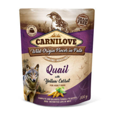 Carnilove Dog Adult tasakos Paté – fürj sárgarépával 300 g kutyaeledel