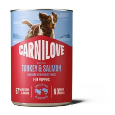 Carnilove Dog Can Paté Made with Turkey & Salmon for Puppies 400 g kutyaeledel
