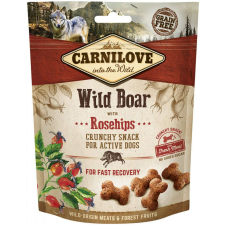 Carnilove Dog Crunchy Snack vaddisznóval és csipkebogyóval 200g jutalomfalat kutyáknak