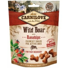 Carnilove Dog Crunchy Snack Wild Boar & Rosehips- Vaddisznó Hússal és Csipkebogyóval 200g jutalomfalat kutyáknak