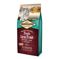 Carnilove Fresh Carp & Trout Sterilised for Adult cats 6 kg macskaeledel