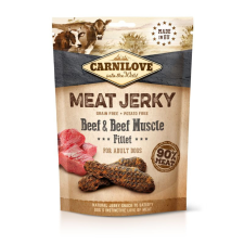 Carnilove Jerky Snack Beef with Beef Muscle Fillet - marha filé 100g jutalomfalat kutyáknak