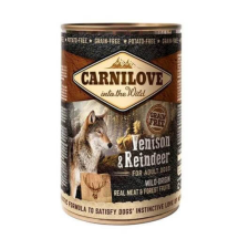  CarniLove Konzerv Adult Vadhús-Rénszarvas – 6×400 g kutyaeledel