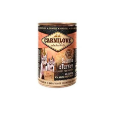  CarniLove Konzerv Puppy Lazac-Pulyka – 400 g kutyaeledel