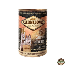 Carnilove Puppy Salmon & Turkey Can- Lazac és Pulyka Hússal Konzerv 400g kutyaeledel