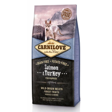  Carnilove Puppy Salmon &amp; Turkey - lazac és pulyka hússal 12kg kutyaeledel
